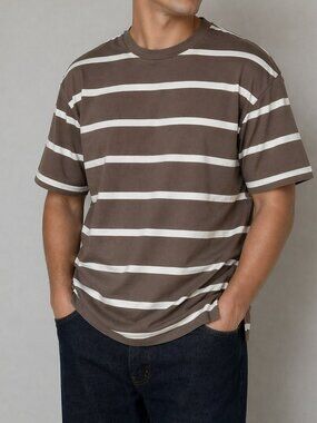 H&M Striped T-Shirt Short Sleeve size Medium